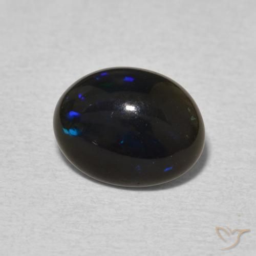Ópalo Multicolor natural de 1.02 ct, Ovalada, Opaco