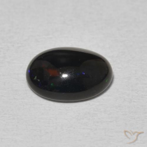Ópalo Multicolor natural de 1.02 ct, Ovalada, Opaco