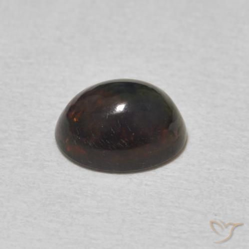 Ópalo Multicolor natural de 0.95 ct, Ovalada, Opaco