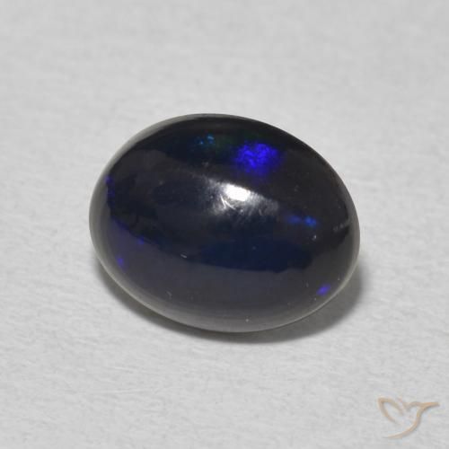Ópalo Multicolor natural de 1.16 ct, Ovalada, Opaco