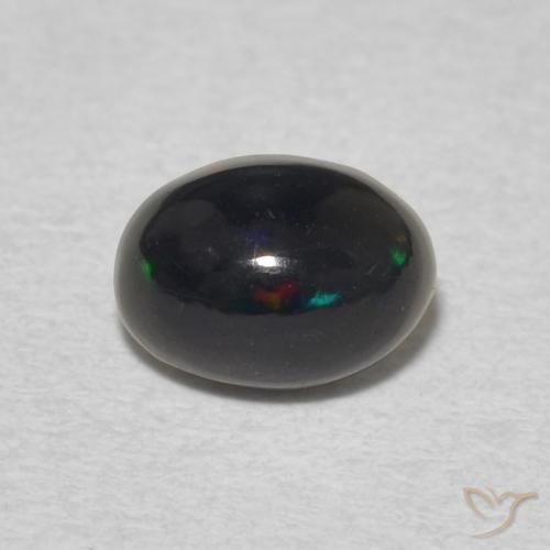 0.48ct Natural Multicolor Ópalo, Ovalada, Opaco