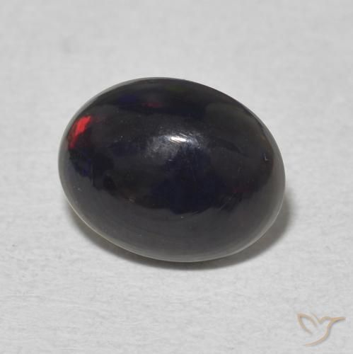 Ópalo Multicolor natural de 1.06 ct, Ovalada, Opaco