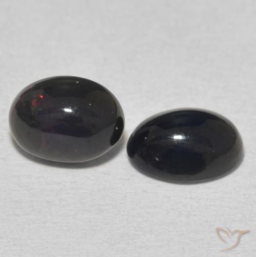 Gemas de Ópalo Multicolor natural de 1.58 ct, Ovalada, Opaco