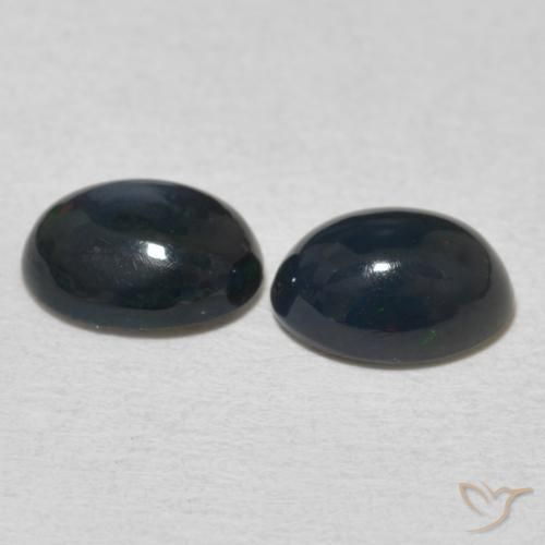 Gemas de Ópalo Multicolor natural de 1.50 ct, Ovalada, Opaco