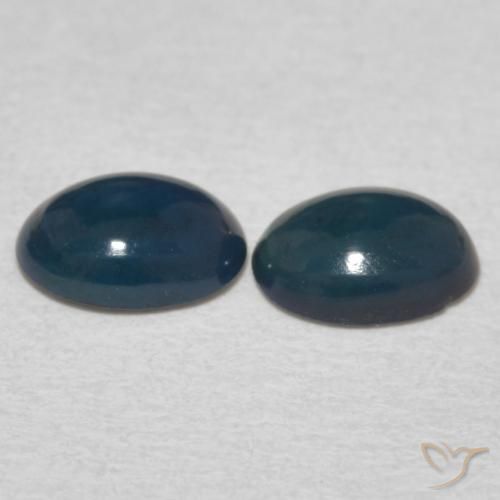 Gemas de Ópalo Multicolor natural de 0.75 ct, Ovalada, Opaco
