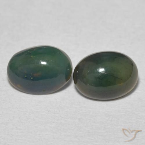 1.42ctw Natural Multicolor Ópalo, Ovalada, Opaco