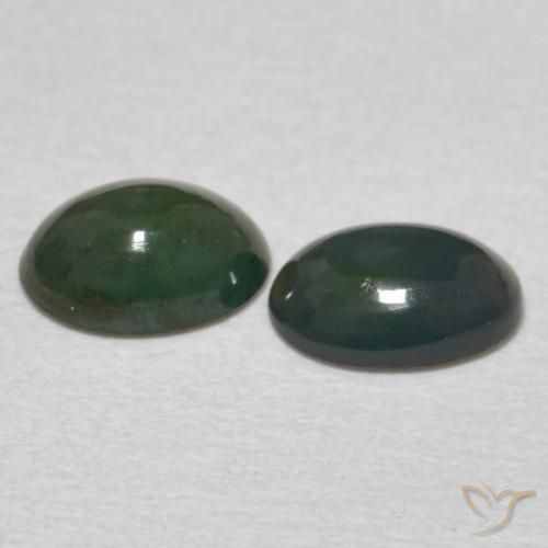 Gemas de Ópalo Multicolor natural de 0.89 ct, Ovalada, Opaco