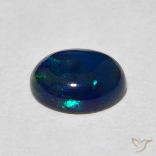 Ópalo Multicolor natural de 1.14 ct, Ovalada, Opaco
