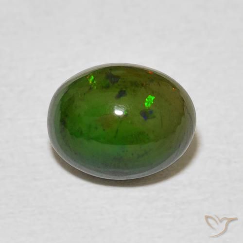 1.45ct Natural Multicolor Ópalo, Ovalada, Opaco