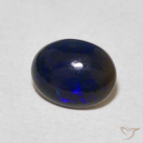 Ópalo Multicolor natural de 0.94 ct, Ovalada, Opaco