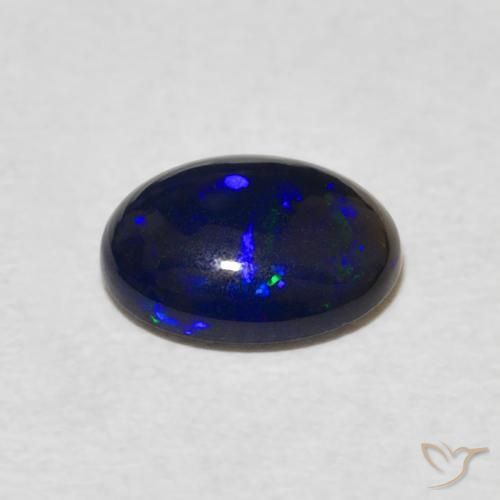 Ópalo Multicolor natural de 0.94 ct, Ovalada, Opaco