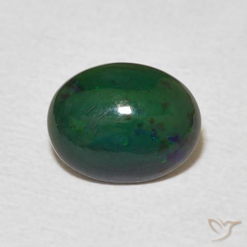 1.01ct Natural Multicolor Ópalo, Ovalada, Opaco