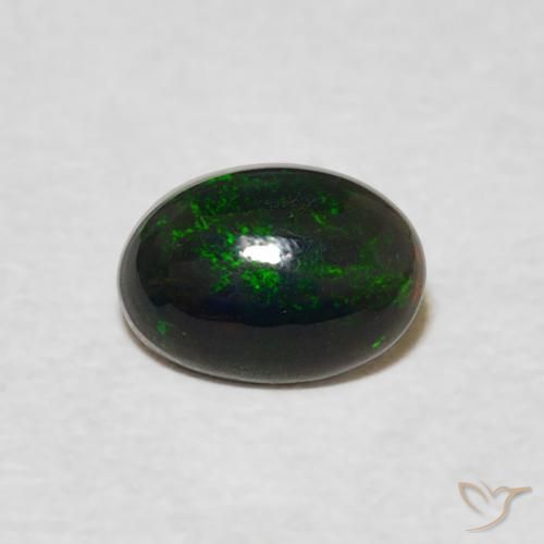 0.39ct Natural Multicolor Ópalo, Ovalada, Opaco