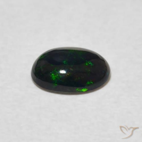 Ópalo Multicolor natural de 0.39 ct, Ovalada, Opaco