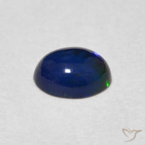 Ópalo Multicolor natural de 0.54 ct, Ovalada, Opaco