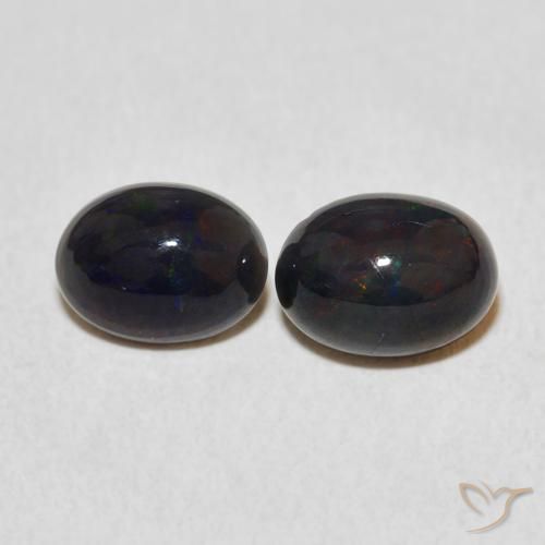 1.48ctw Natural Multicolor Ópalo, Ovalada, Opaco