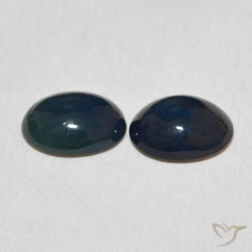 Gemas de Ópalo Multicolor natural de 1.33 ct, Ovalada, Opaco