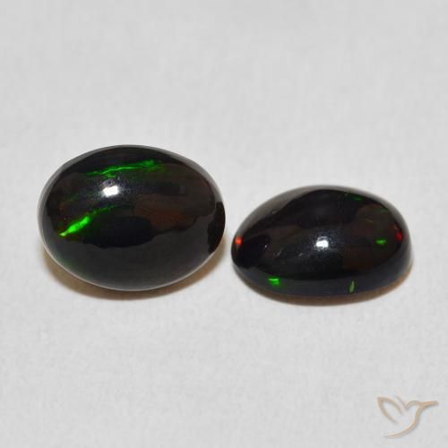 Gemas de Ópalo Multicolor natural de 2.05 ct, Ovalada, Opaco