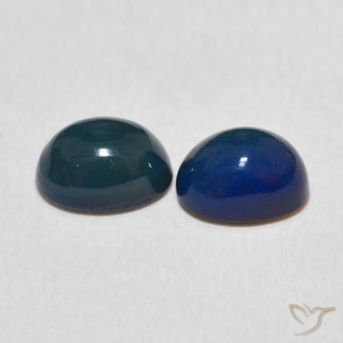 Gemas de Ópalo Multicolor natural de 1.31 ct, Ovalada, Opaco