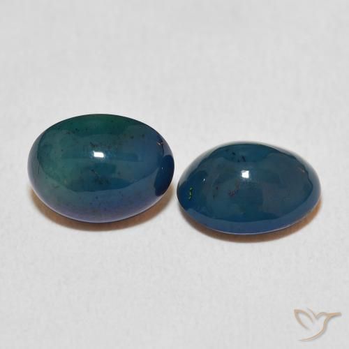 Gemas de Ópalo Multicolor natural de 2.51 ct, Ovalada, Opaco