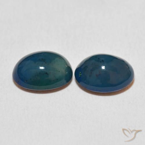 Gemas de Ópalo Multicolor natural de 2.51 ct, Ovalada, Opaco
