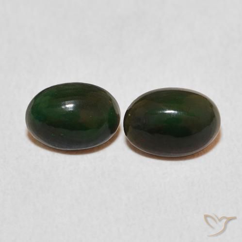 0.93ctw Natural Multicolor Ópalo, Ovalada, Opaco