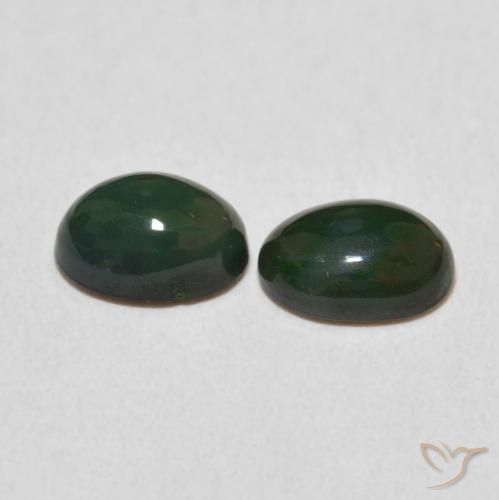Gemas de Ópalo Multicolor natural de 1.07 ct, Ovalada, Opaco