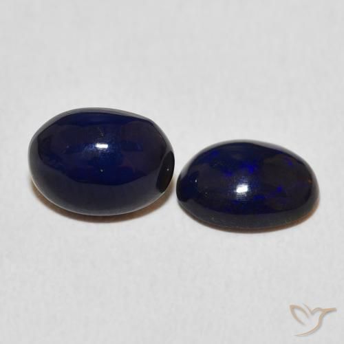 Gemas de Ópalo Multicolor natural de 1.34 ct, Ovalada, Opaco