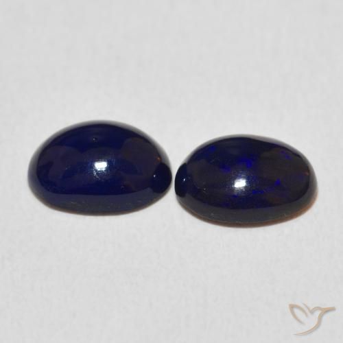 Gemas de Ópalo Multicolor natural de 1.34 ct, Ovalada, Opaco