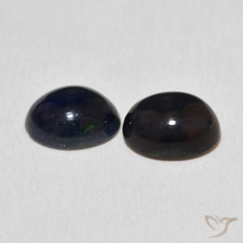 Gemas de Ópalo Multicolor natural de 1.65 ct, Ovalada, Opaco