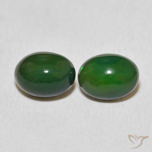 1.83ctw Natural Multicolor Ópalo, Ovalada, Opaco