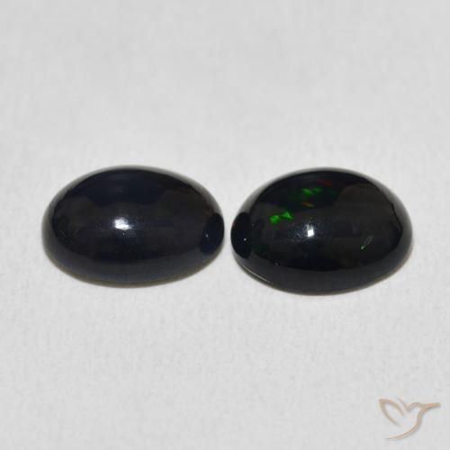 Gemas de Ópalo Multicolor natural de 2.04 ct, Ovalada, Opaco