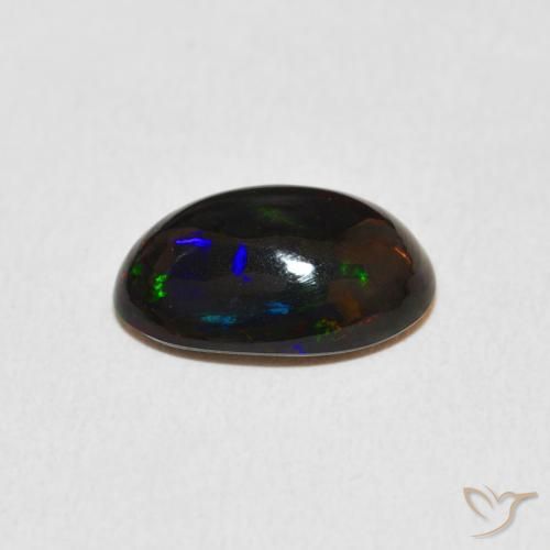 Ópalo Multicolor natural de 2.16 ct, Ovalada, Opaco