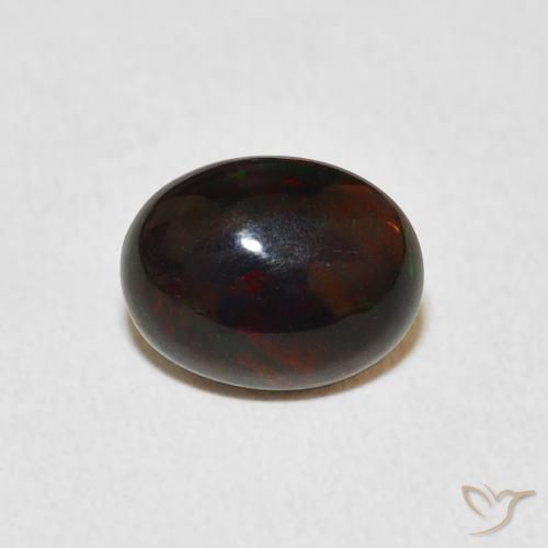 1.14ct Natural Multicolor Ópalo, Ovalada, Opaco