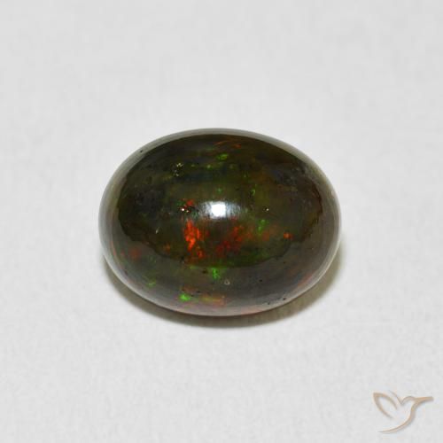 1.89ct Natural Multicolor Ópalo, Ovalada, Opaco