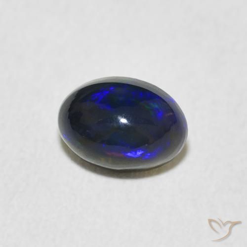 Ópalo Multicolor natural de 0.61 ct, Ovalada, Opaco
