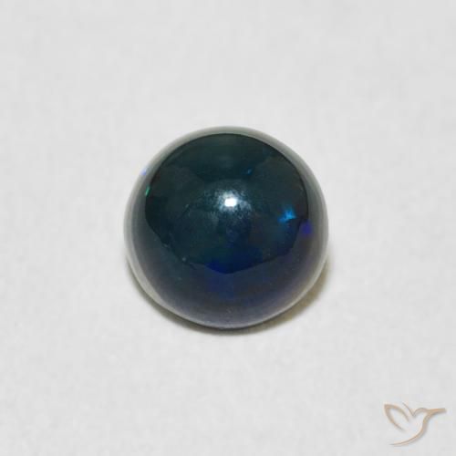 0.40ct Natural Multicolor Ópalo, Redondo, Opaco