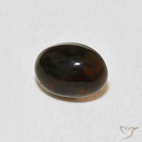 Ópalo Multicolor natural de 0.54 ct, Ovalada, Opaco