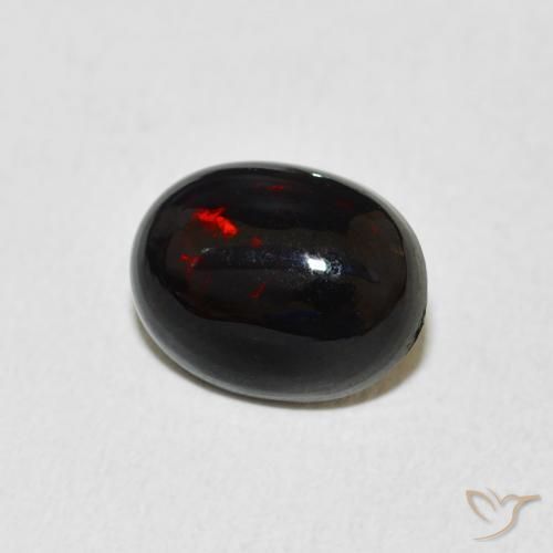 Ópalo Multicolor natural de 1.65 ct, Ovalada, Opaco