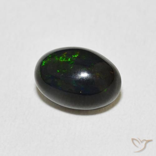 Ópalo Multicolor natural de 1.56 ct, Ovalada, Opaco