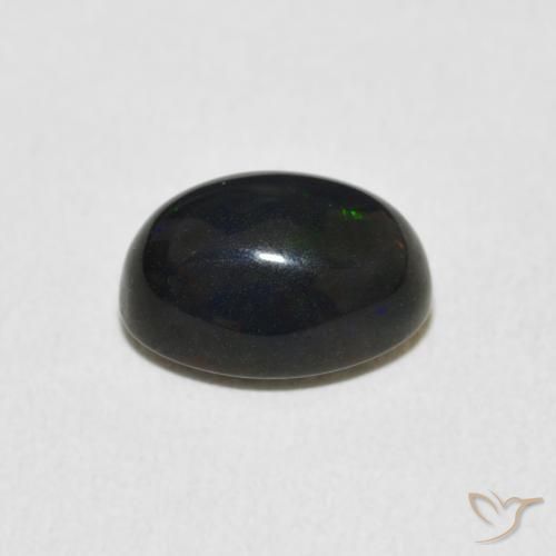 Ópalo Multicolor natural de 1.56 ct, Ovalada, Opaco