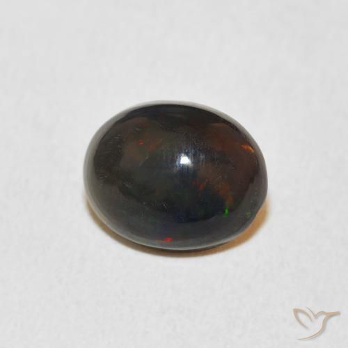 Ópalo Multicolor natural de 1.59 ct, Ovalada, Opaco