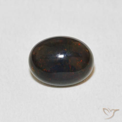 1.14ct Natural Multicolor Ópalo, Ovalada, Opaco