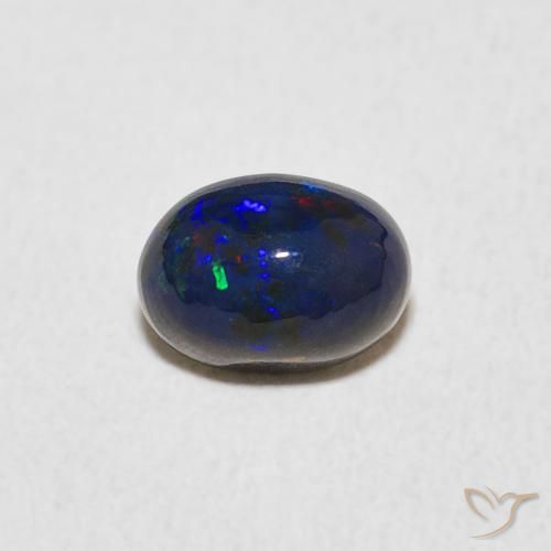 0.57ct Natural Multicolor Ópalo, Ovalada, Opaco, Photo A