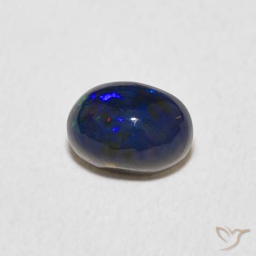 Ópalo Multicolor natural de 0.57 ct, Ovalada, Opaco