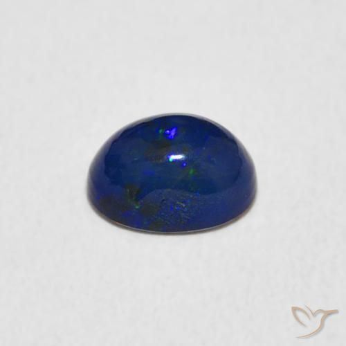 Ópalo Multicolor natural de 0.57 ct, Ovalada, Opaco