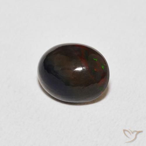 Ópalo Multicolor natural de 1.29 ct, Ovalada, Opaco