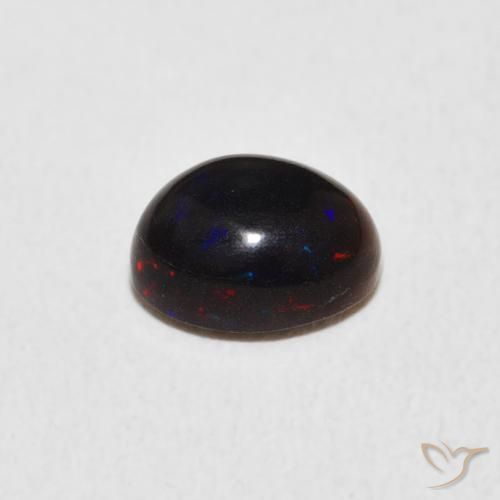 Ópalo Multicolor natural de 0.82 ct, Ovalada, Opaco