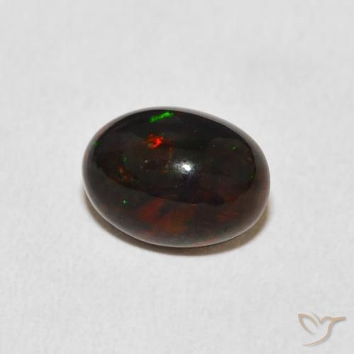 Ópalo Multicolor natural de 2.46 ct, Ovalada, Opaco