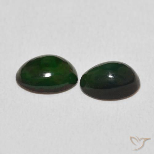 Gemas de Ópalo Multicolor natural de 0.92 ct, Ovalada, Opaco